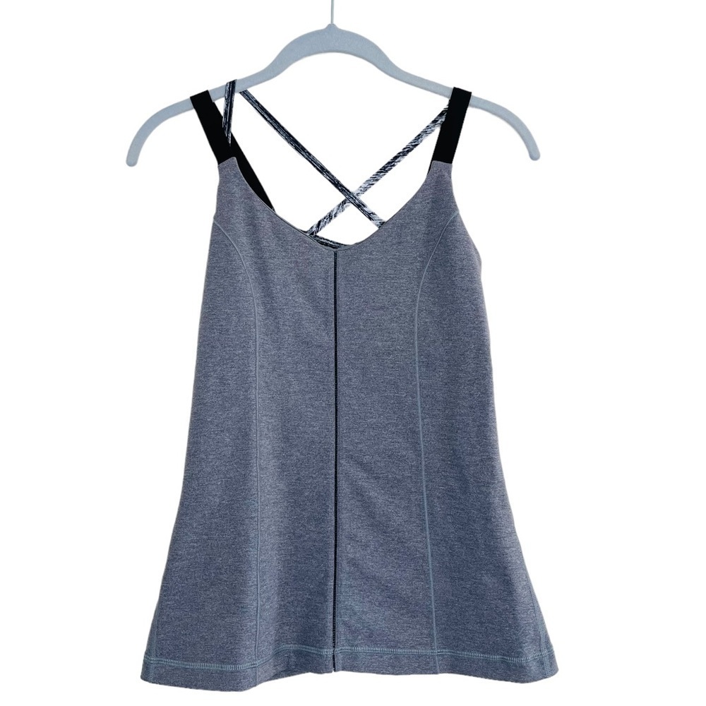 Lululemon Hot To Street Tank Top Heathered Slate / Slate Size 4 - Picture 7 of 16